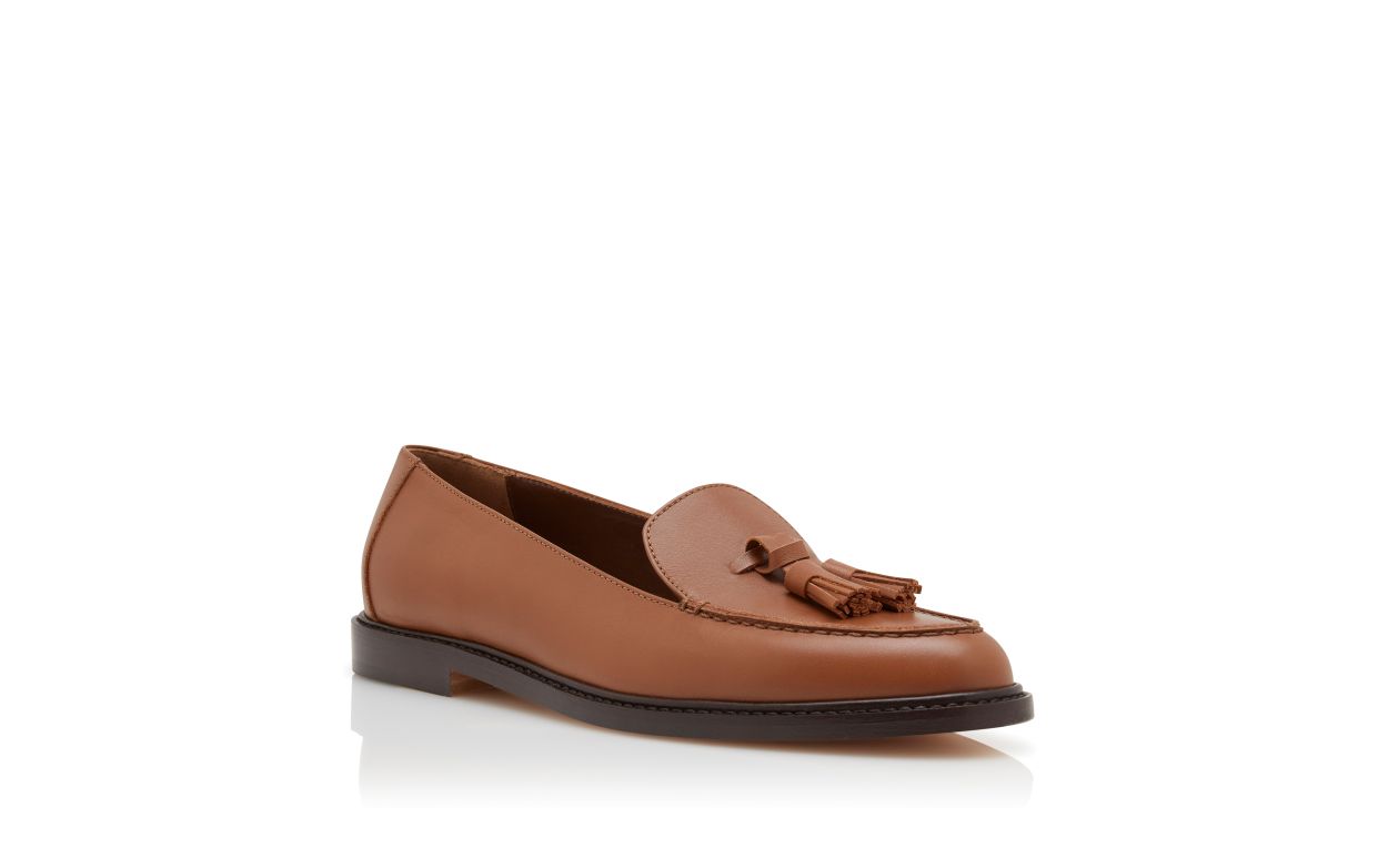 Brown Calf Leather Loafers