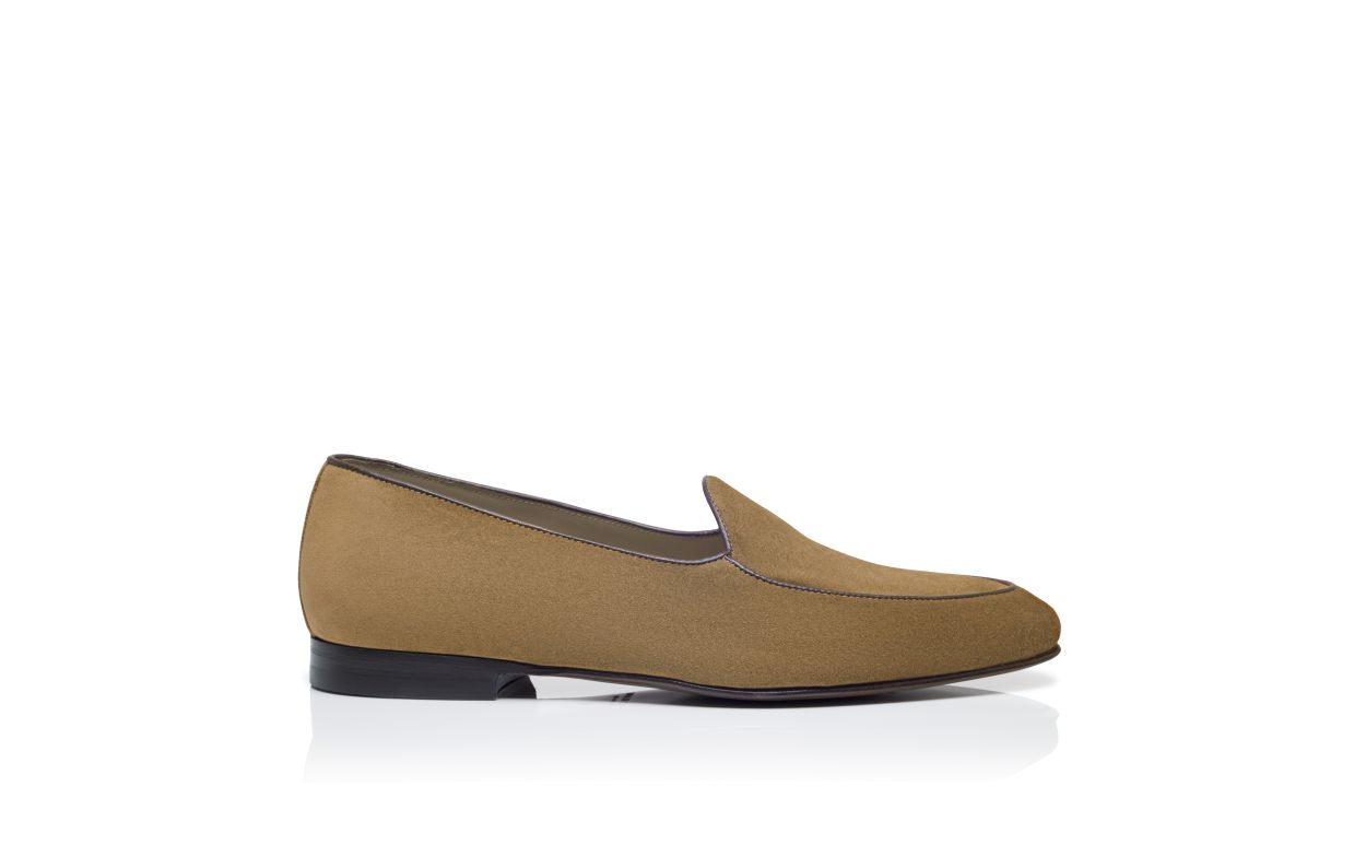 Brown Suede Loafers