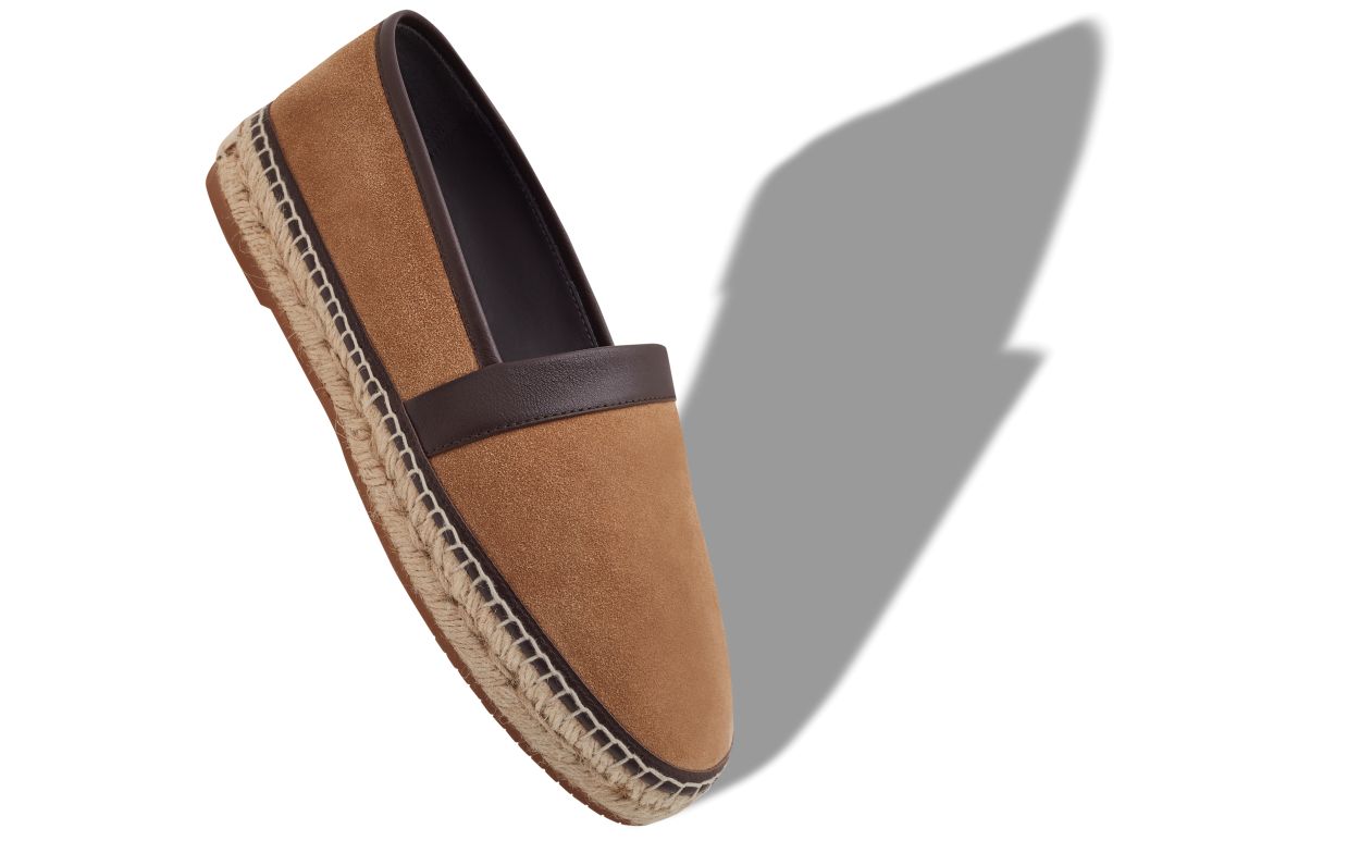 Brown Calf Suede Espadrilles Brown Calf Suede Espadrilles