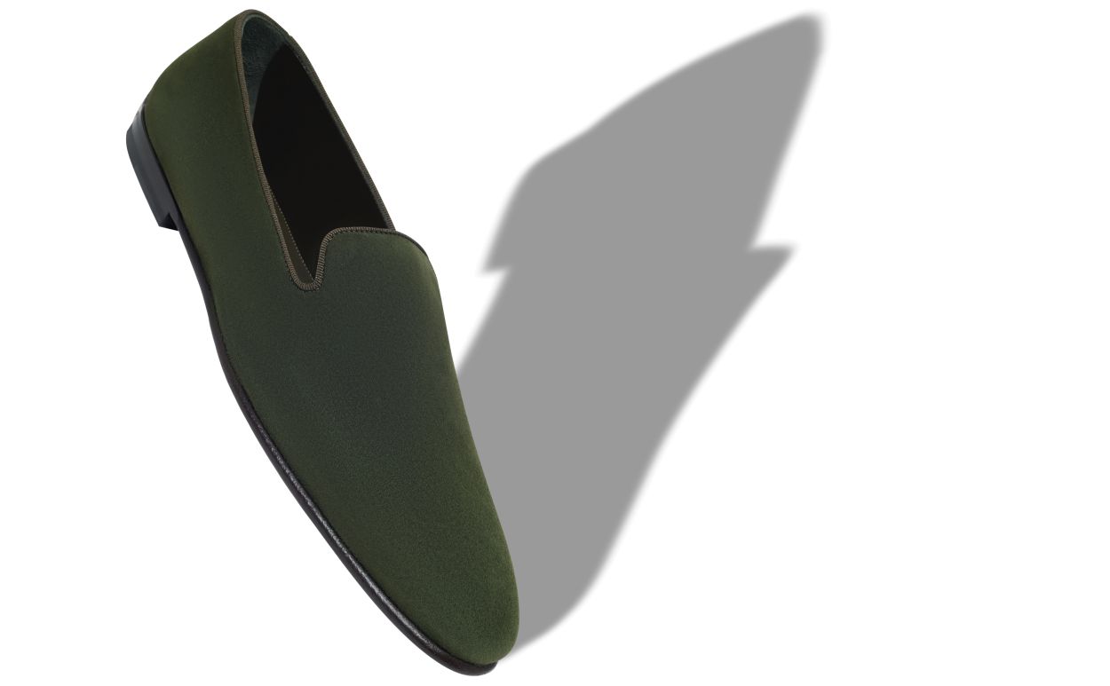 Green Suede Loafers Green Suede Loafers