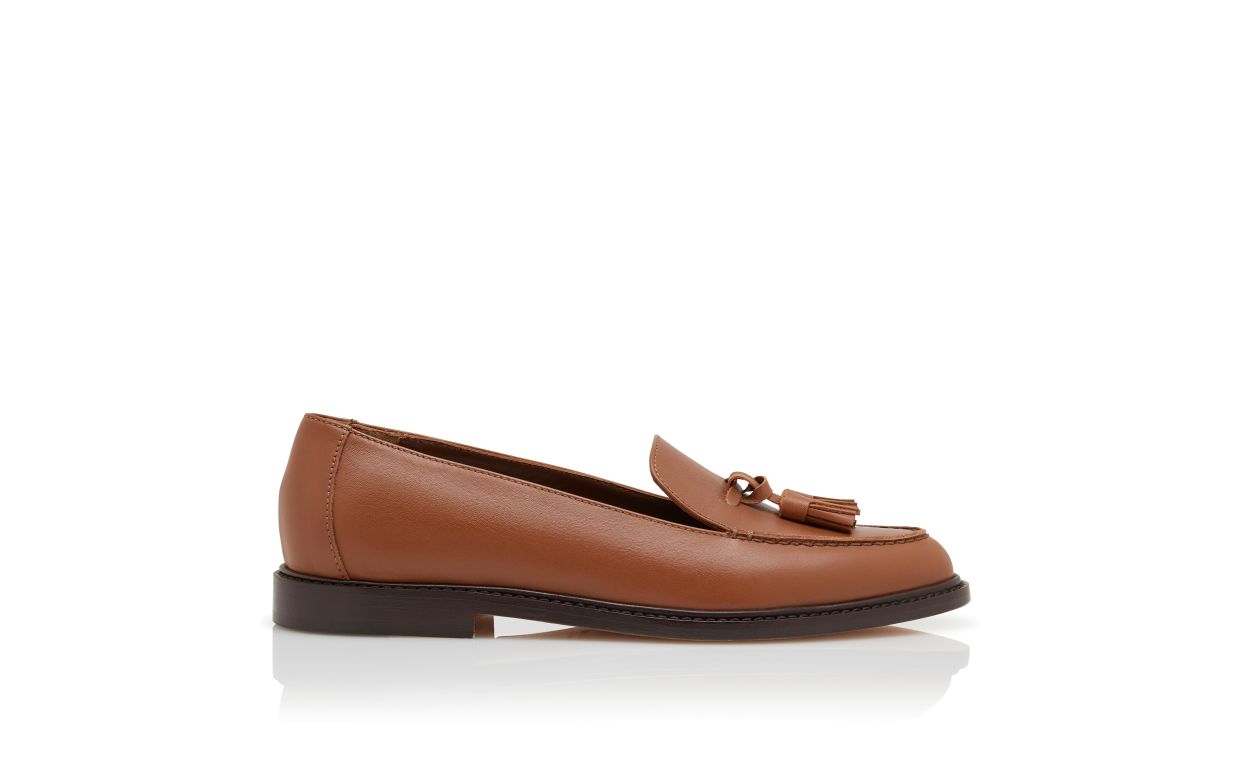 Brown Calf Leather Loafers