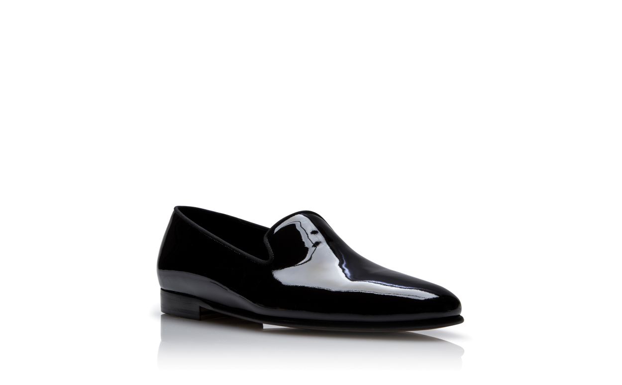 Black Patent Leather Loafers
